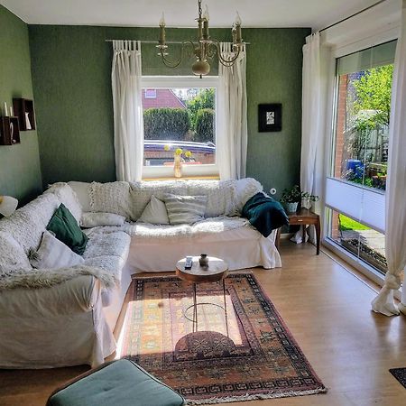 Ferienwohnung Haus Papenburg Garten Parkplatz Nordsee Dış mekan fotoğraf