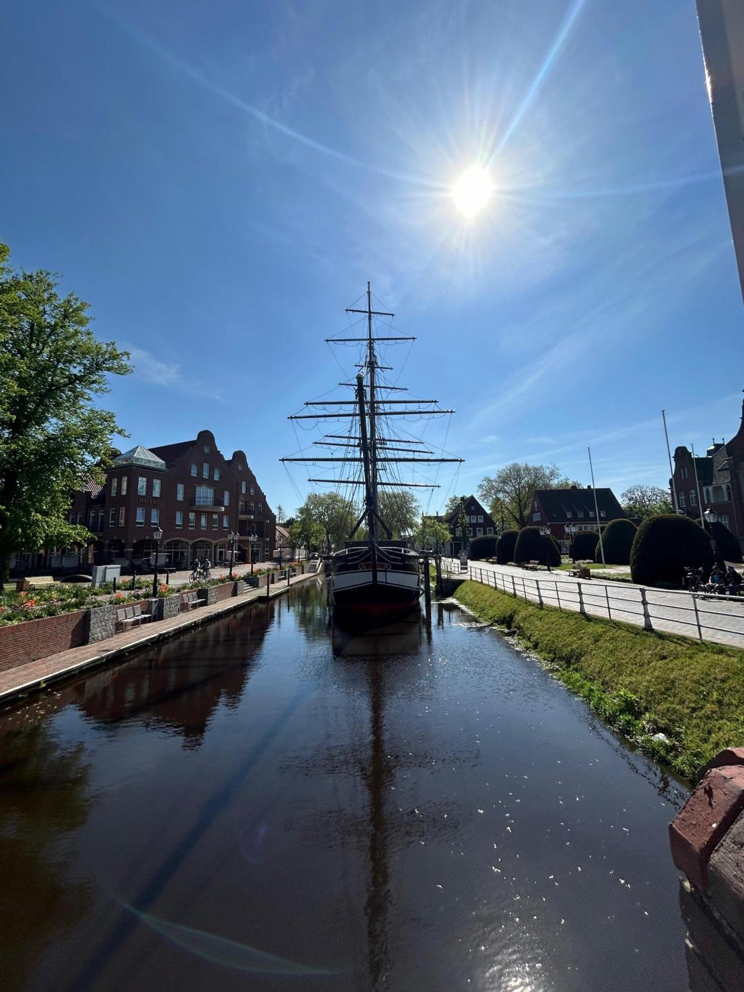 Ferienwohnung Haus Papenburg Garten Parkplatz Nordsee Dış mekan fotoğraf
