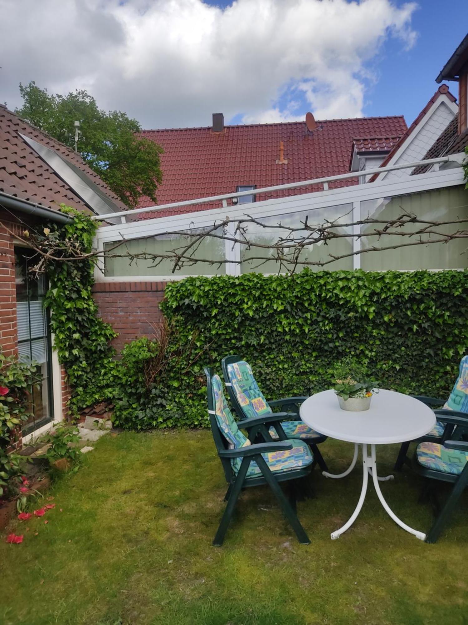 Ferienwohnung Haus Papenburg Garten Parkplatz Nordsee Dış mekan fotoğraf
